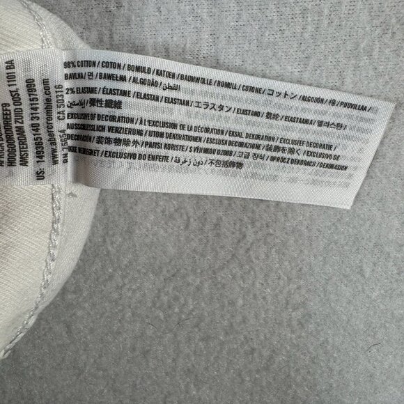 Abercrombie and Fitch Shorts Womens 25 White Cut Off Mid Rise Button Fly - Picture 4 of 11